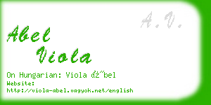 abel viola business card